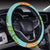 Bird Of Paradise Pattern Print Design BOP04 Steering Wheel Cover with Elastic Edge