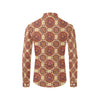 Calendar Aztec Pattern Print Design 01 Men's Long Sleeve Shirt