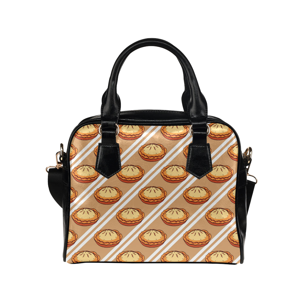 Pie Pattern Print Design A02 Shoulder Handbag