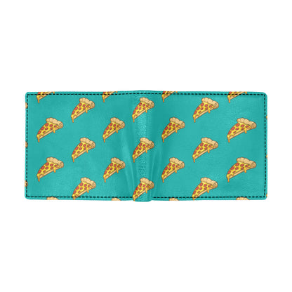 Pizza Pattern Print Design A03 Men's ID Card Wallet