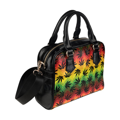 Rasta Pattern Print Design A02 Shoulder Handbag