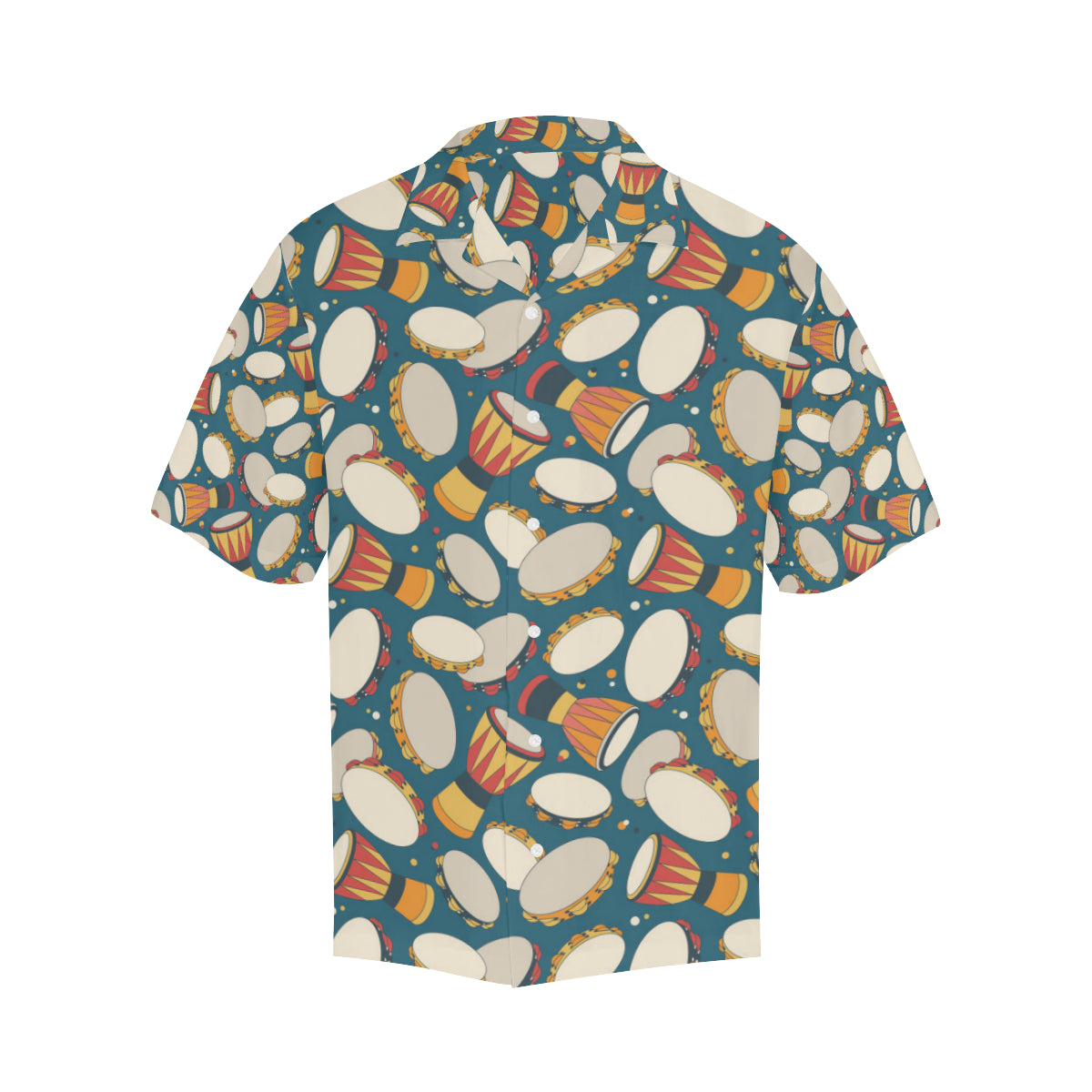 Tambourine Pattern Print Design 01 Men's Hawaiian Shirt