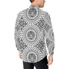 Polynesian Tribal Mask Men's Long Sleeve Shirt