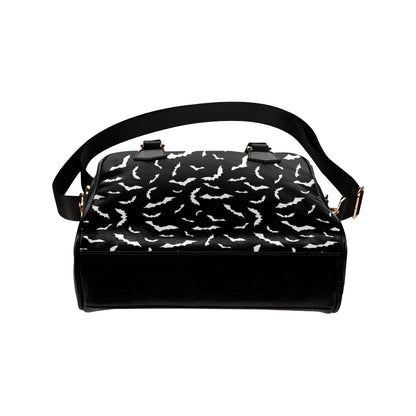 Bat Pattern Print Design 05 Shoulder Handbag