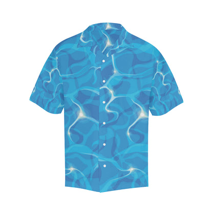 Ocean Reflex Pattern Print Design A02 Men's Hawaiian Shirt