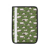 Cow on Grass Print Pattern Car Seat Belt Cover