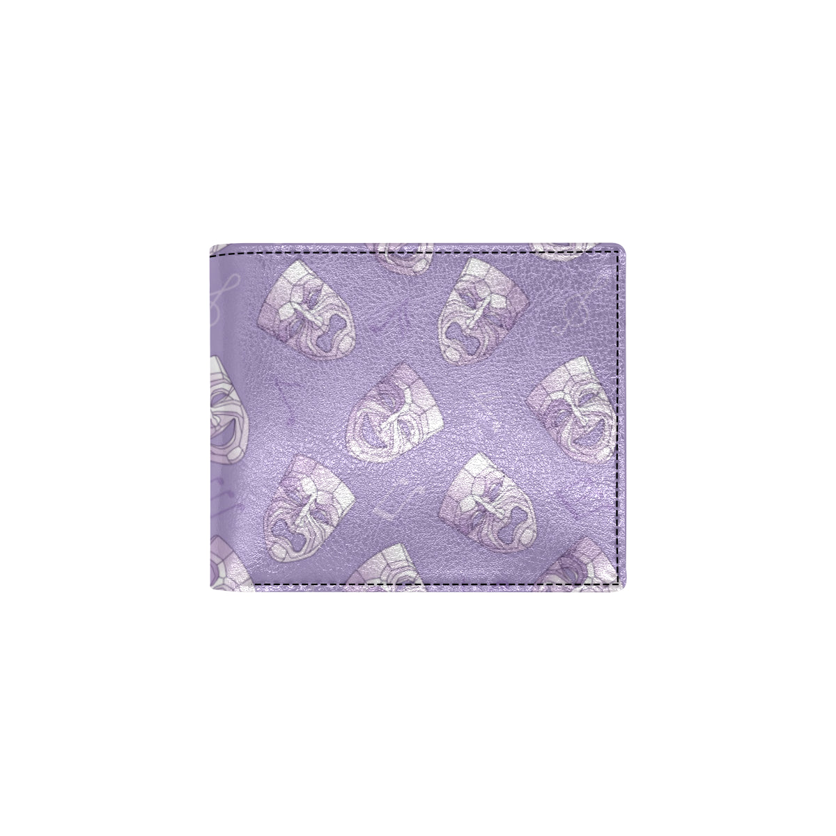 Acting Mask Pattern Print Design 05 Men's ID Card Wallet
