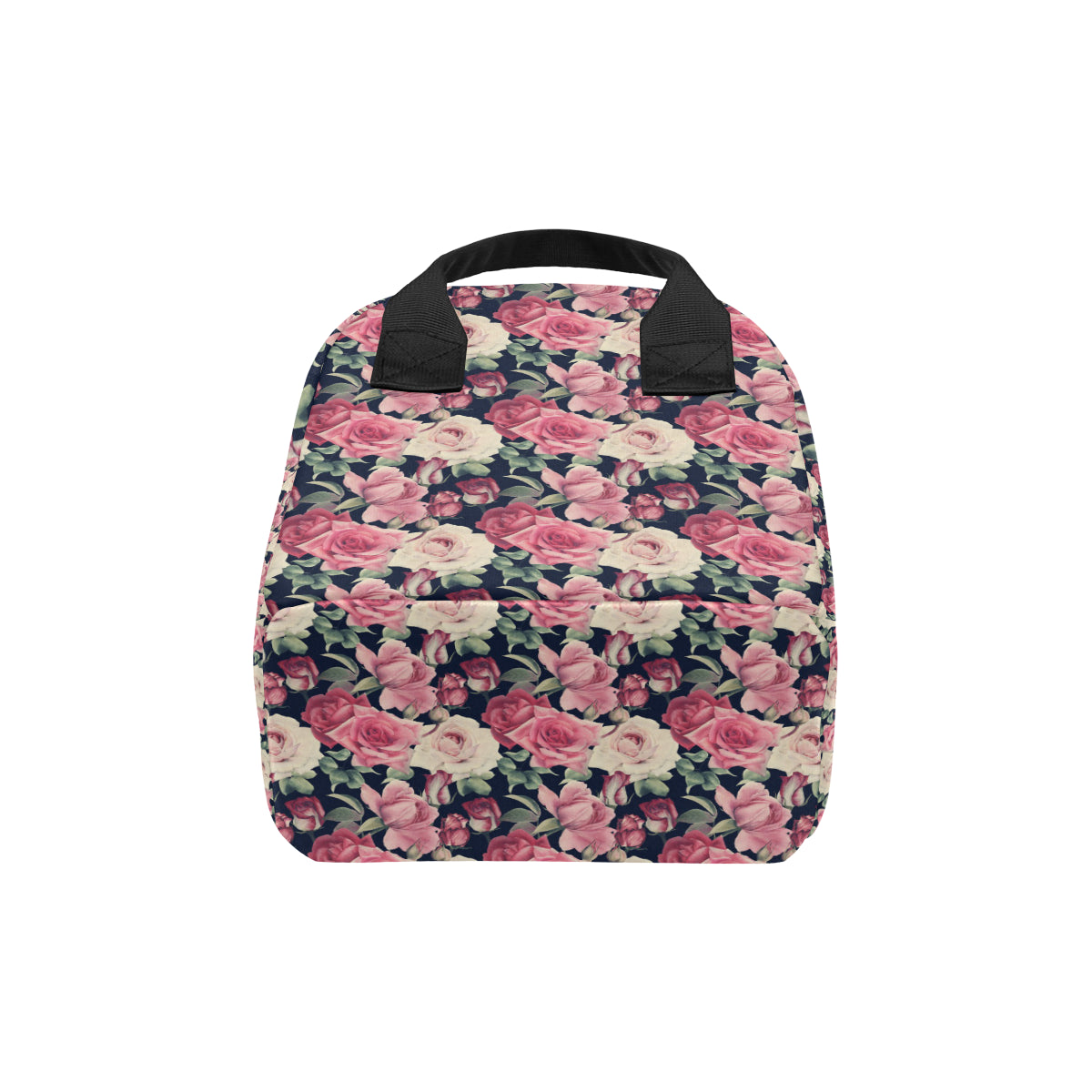 Rose Pattern Print Design RO05 Insulated Lunch Bag