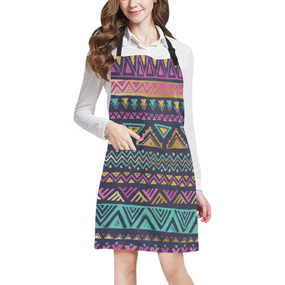 Multicolor Tribal aztec Apron with Pocket