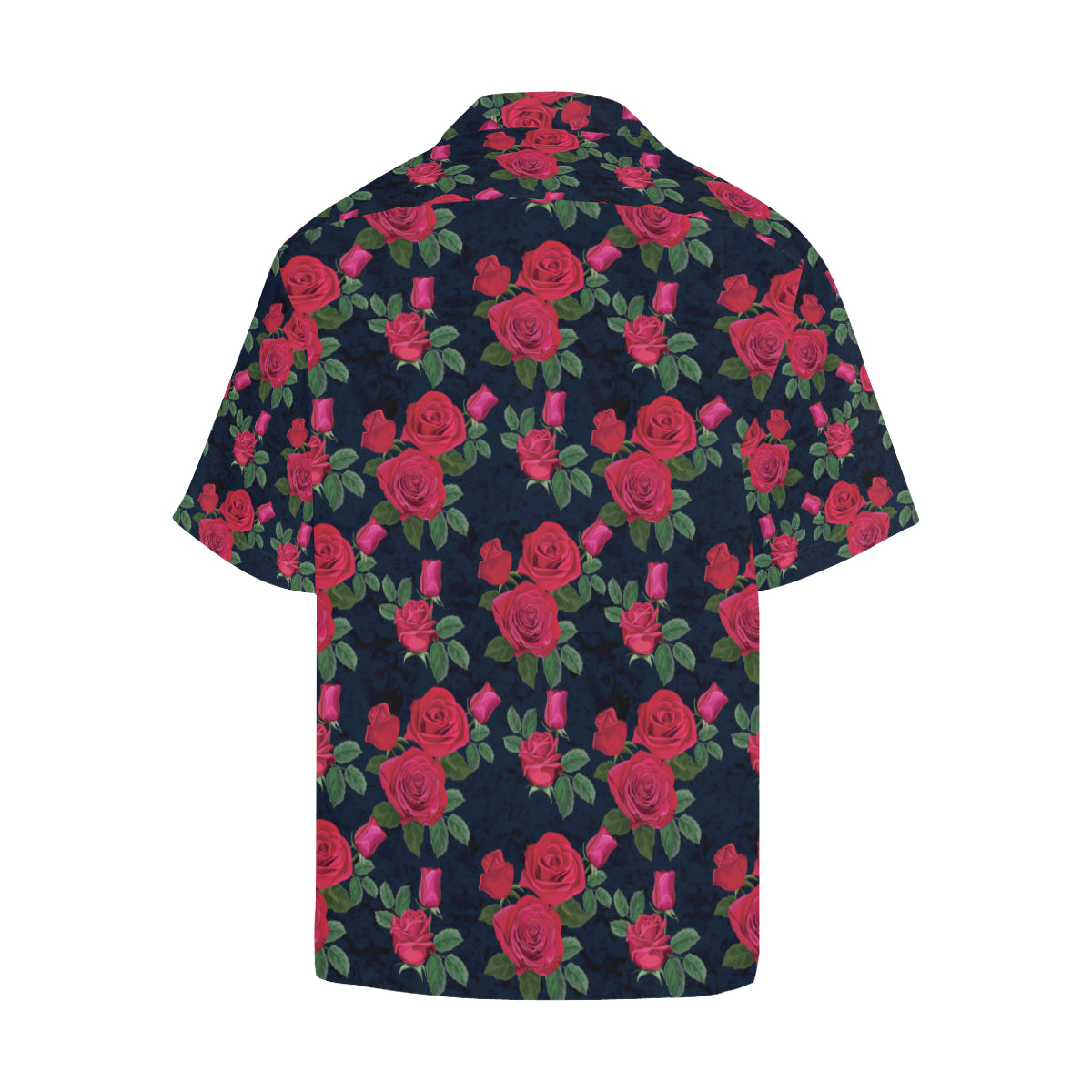 Rose Pattern Print Design A04 Men's Hawaiian Shirt