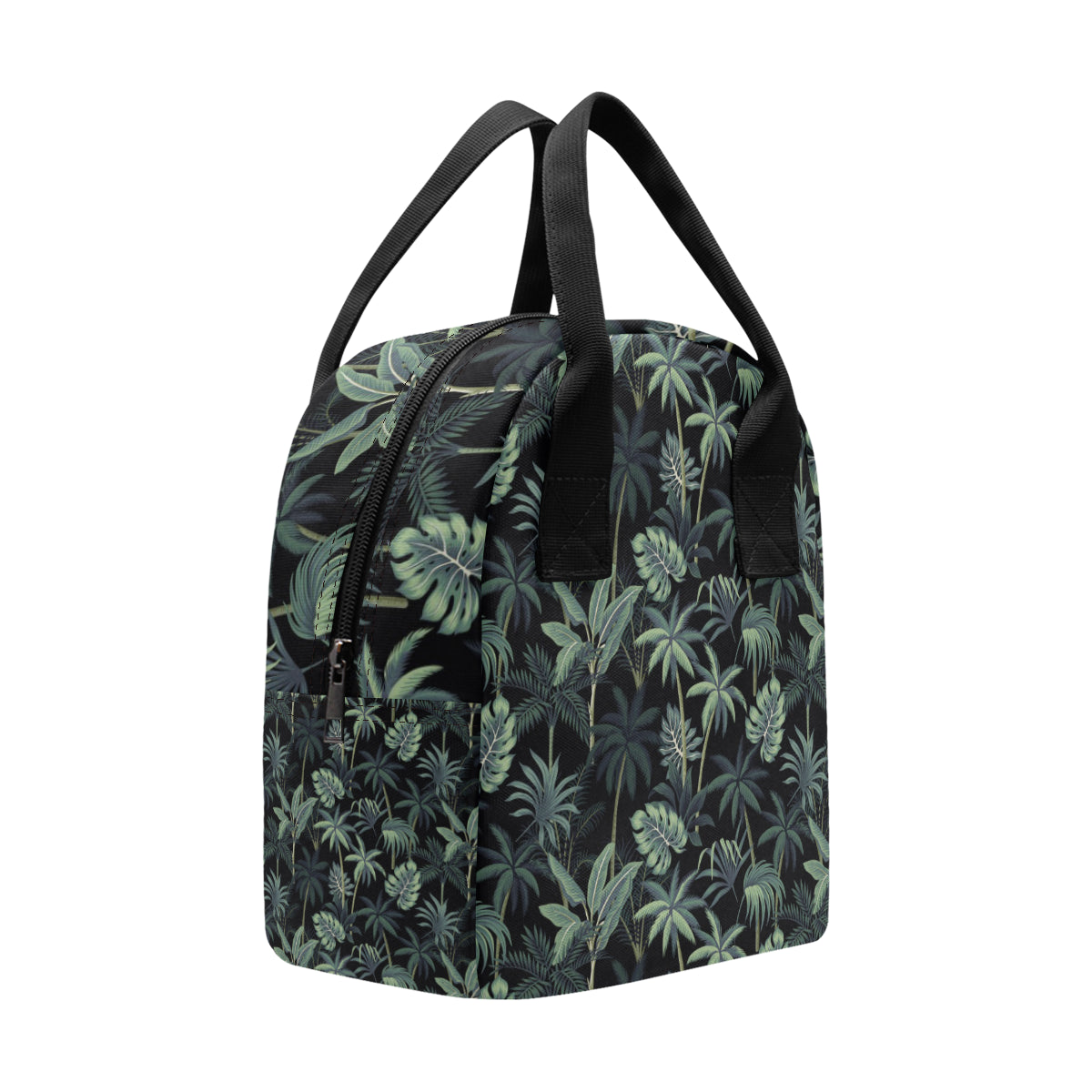 Rainforest Pattern Print Design RF02 Insulated Lunch Bag