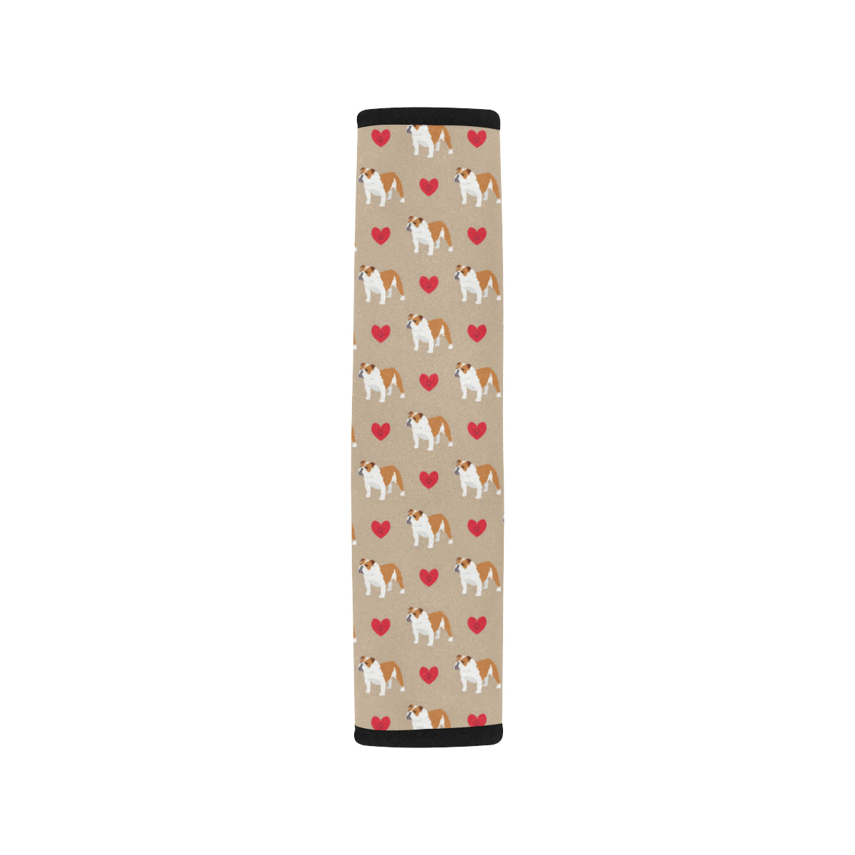 Bulldogs Pattern Print Design 02 Car Seat Belt Cover