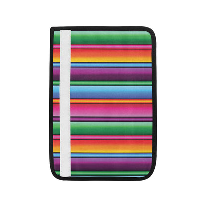 Mexican Blanket Colorful Print Pattern Car Seat Belt Cover