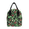 Bird Of Paradise Pattern Print Design BOP05 Insulated Lunch Bag