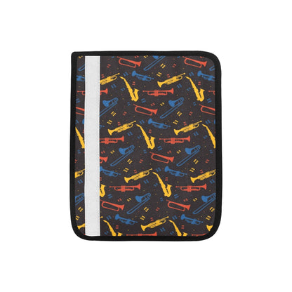 Saxophone Print Design LKS407 Car Seat Belt Cover