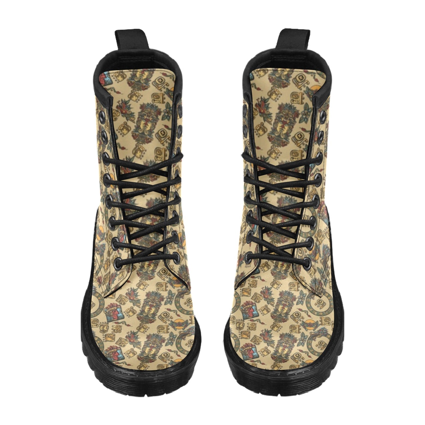 Totem Print Design LKS305 Women's Boots