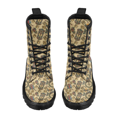 Totem Print Design LKS305 Women's Boots