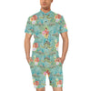 Sea Turtle Pattern Print Design T012 Men's Romper