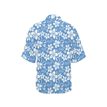 Hibiscus Pattern Print Design HB09 Women's Hawaiian Shirt