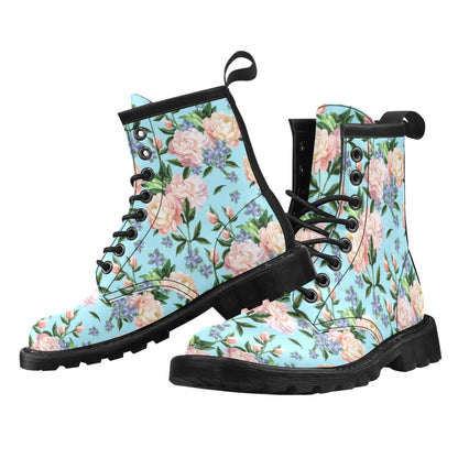 Peony Pattern Print Design PE02 Women's Boots