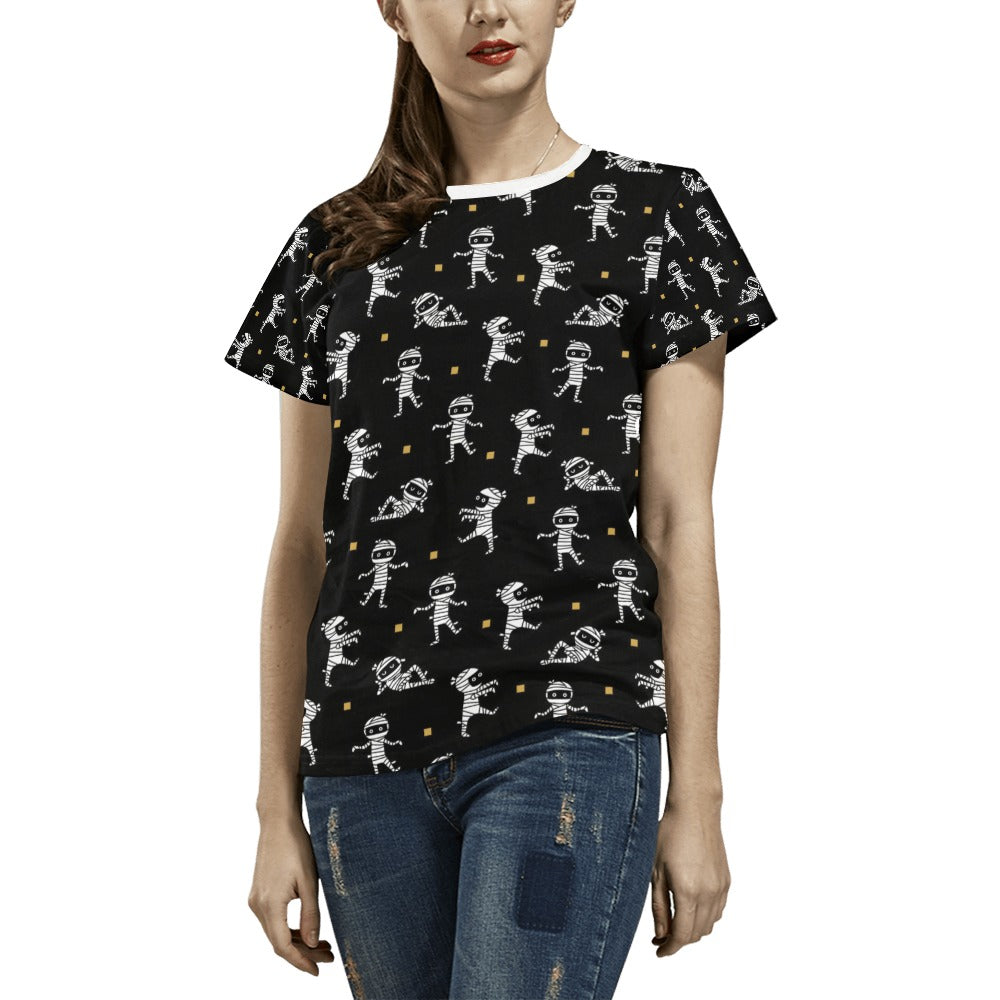 Mummy Cute Print Design LKS301 Women's  T-shirt
