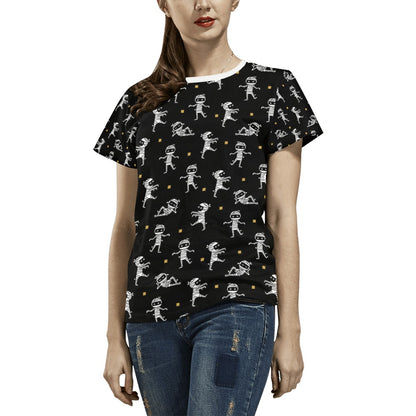 Mummy Cute Print Design LKS301 Women's  T-shirt