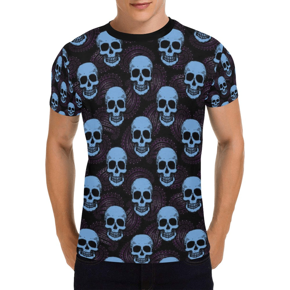 Skull Print Design LKS3012 Men's All Over Print T-shirt