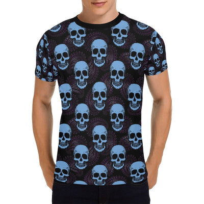 Skull Print Design LKS3012 Men's All Over Print T-shirt