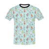 Ski Fox Cute Print Design LKS303 Men's All Over Print T-shirt