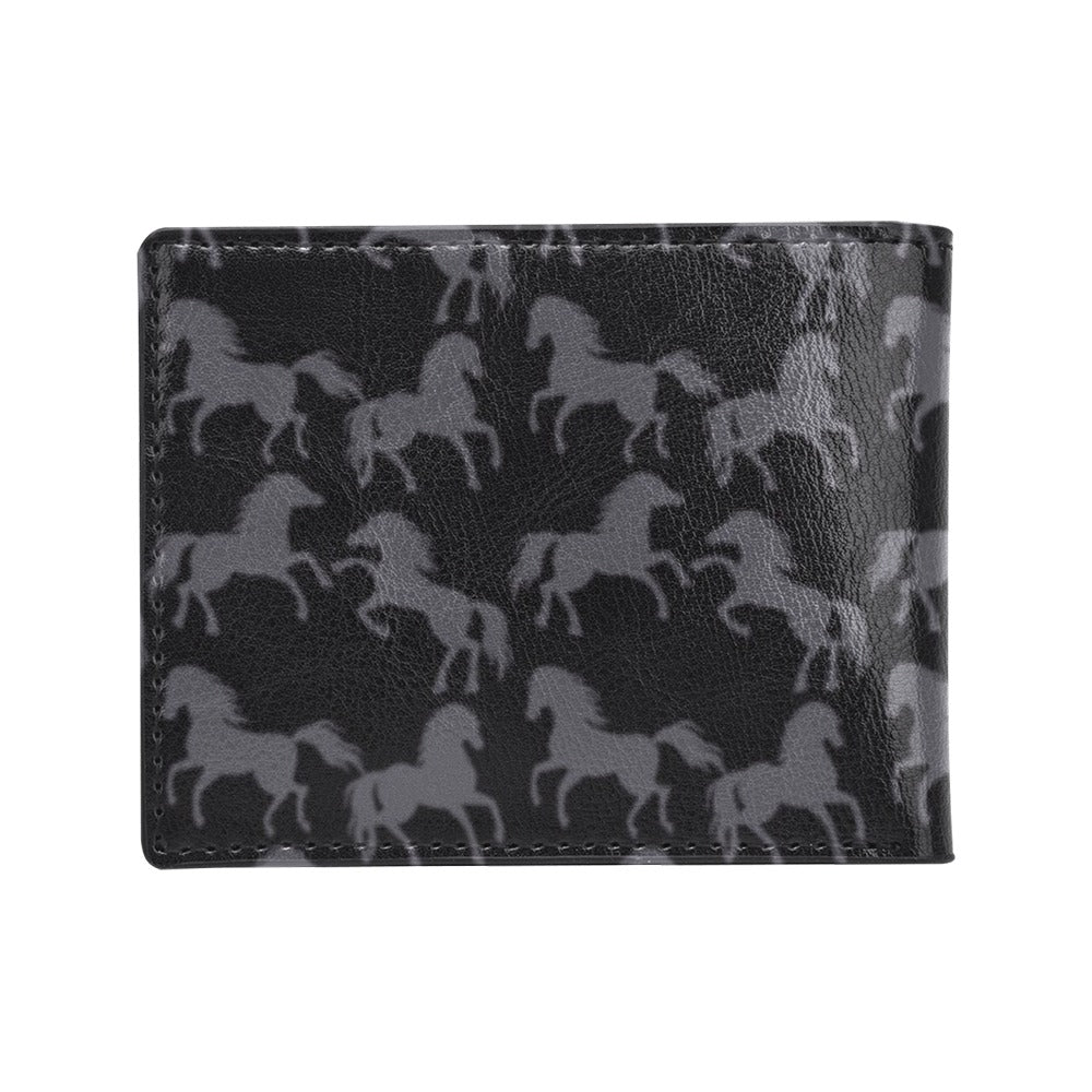 Horse Print Design LKS305 Men's ID Card Wallet