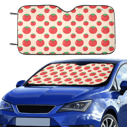 Tomato Print Design LKS308 Car front Windshield Sun Shade