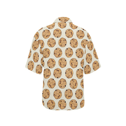 Cookie Pattern Print Design 05 Women's Hawaiian Shirt
