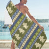 Ancient Greek Statue Print Design LKS301 Beach Towel 32" x 71"