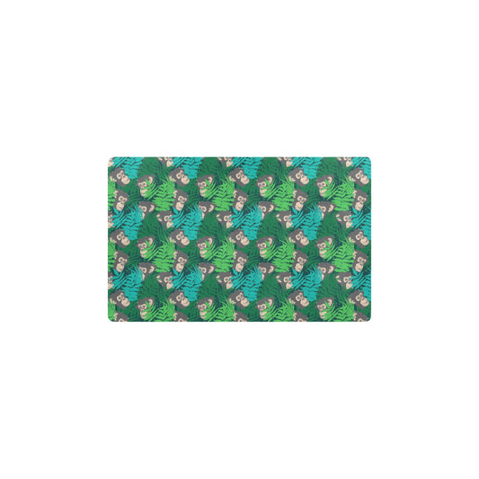Chimpanzee Pattern Print Design 01 Kitchen Mat