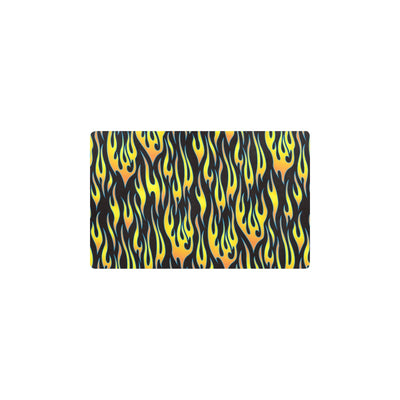 Flame Fire Yellow Pattern Kitchen Mat