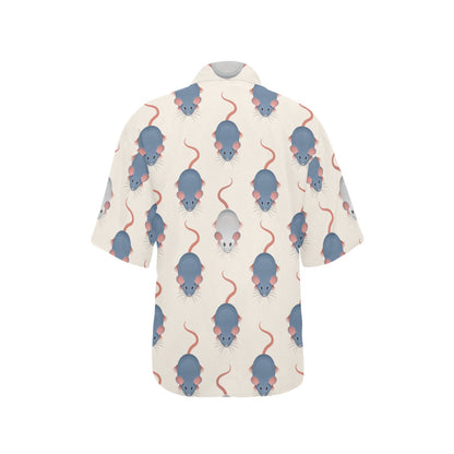 Rat Pattern Print Design 03 Women's Hawaiian Shirt