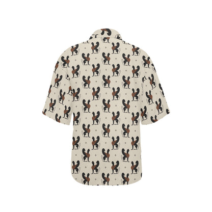 Ancient Greek Print Design LKS3010 Women's Hawaiian Shirt