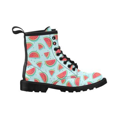 Watermelon Pattern Print Design WM03 Women's Boots