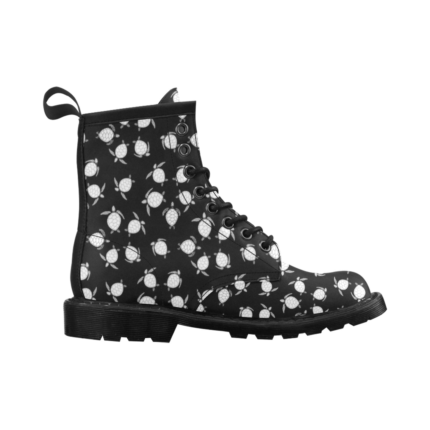 Sea Turtle Print Design LKS303 Women's Boots