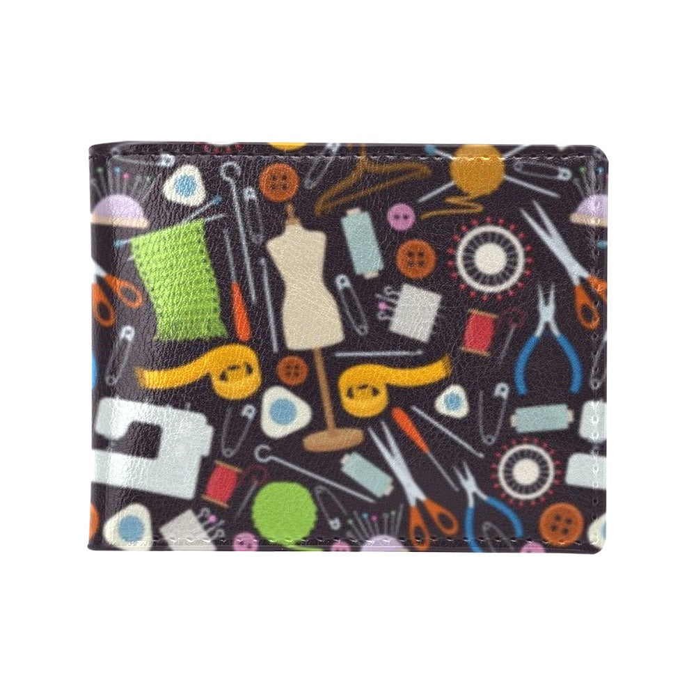Sewing Equipment Print Design LKS308 Men's ID Card Wallet
