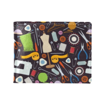 Sewing Equipment Print Design LKS308 Men's ID Card Wallet