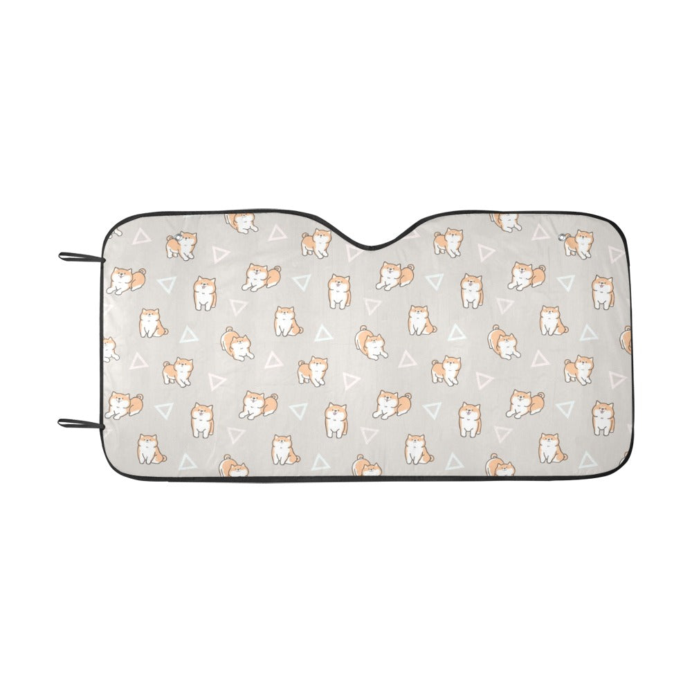 Shiba Inu Print Design LKS307 Car front Windshield Sun Shade