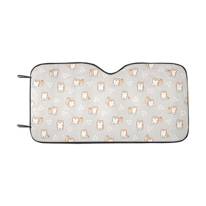 Shiba Inu Print Design LKS307 Car front Windshield Sun Shade