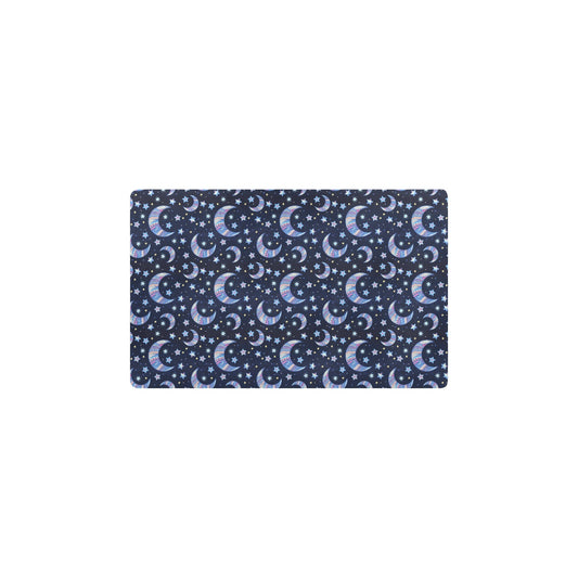 Celestial Moon Pattern Print Design 03 Kitchen Mat