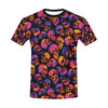 Skull Multicolor Print Design LKS3011 Men's All Over Print T-shirt