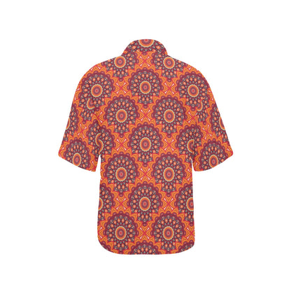 Bohemian Pattern Print Design 04 Women's Hawaiian Shirt