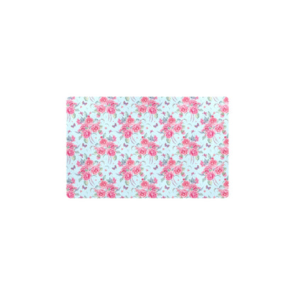 Camellia Pattern Print Design 01 Kitchen Mat