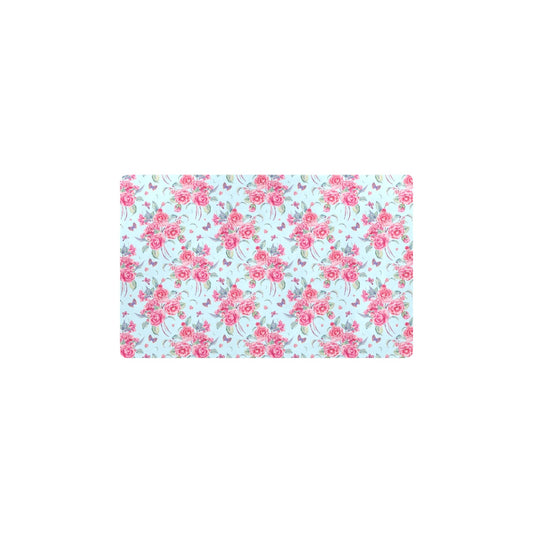 Camellia Pattern Print Design 01 Kitchen Mat