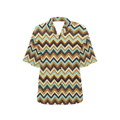 Southwest Pattern Print Design LKS301 Women's Hawaiian Shirt