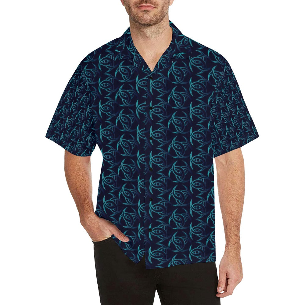 Vikings Print Design LKS302 Men's Hawaiian Shirt
